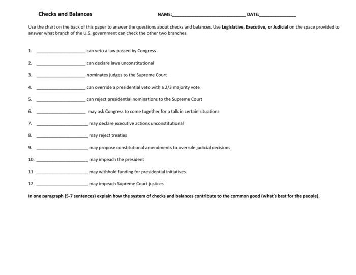 Checks and balances worksheet answers pdf