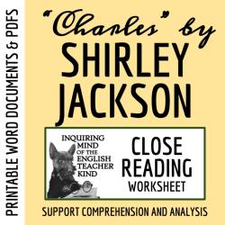 Charles shirley comprehension jackson multiple choice reading test